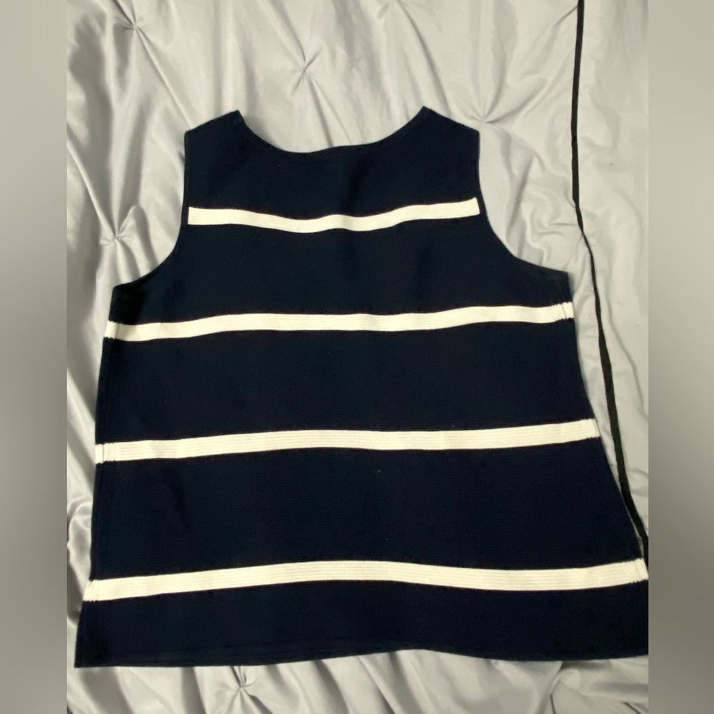 Talbots Ribbed Tank Top size L - Picture 3 of 4